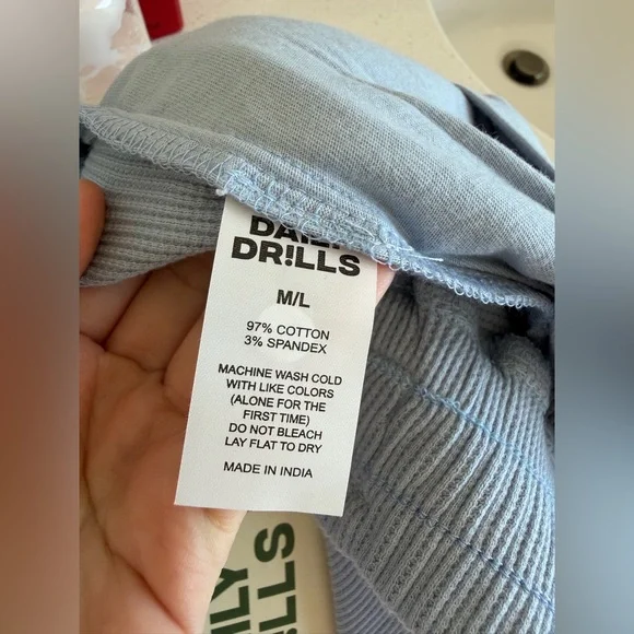Daily Drills M/L Blue Thermal Resort Shorts Austin Pop Up Limited Edition Shorts